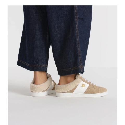 [Christian DIOR] 수입프리미엄급 Dior Star Sneakers Beige Suede Calfskin Beige