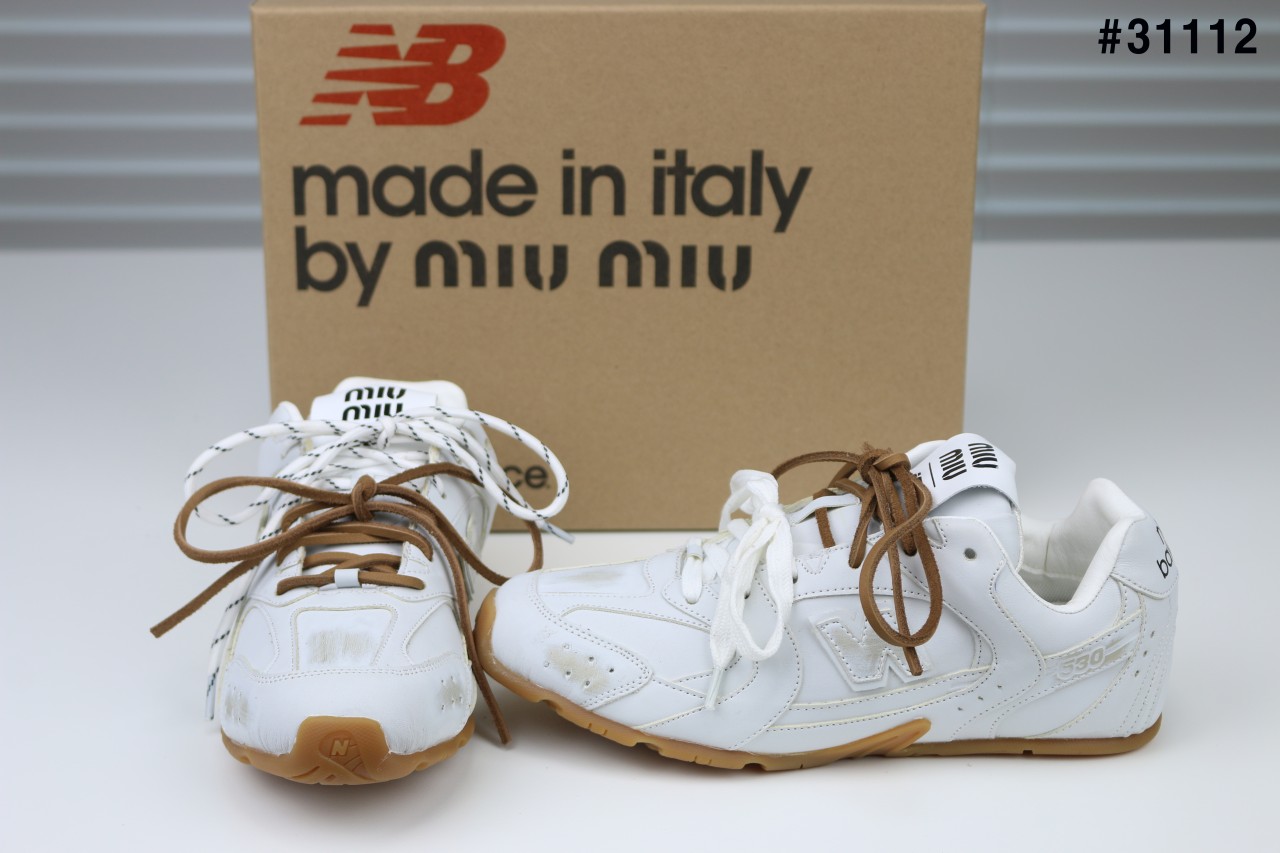 [MIUMIU] 미우미우 X 뉴발란스 530 SL 블리치드 스니커즈