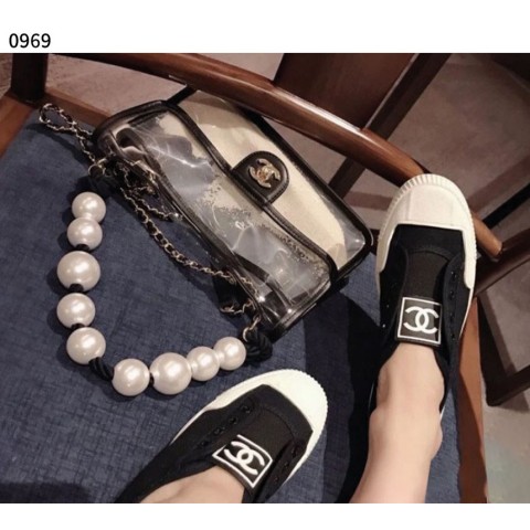 [Chanel] 수입프리미엄급 로우탑 켄버스 스니커즈