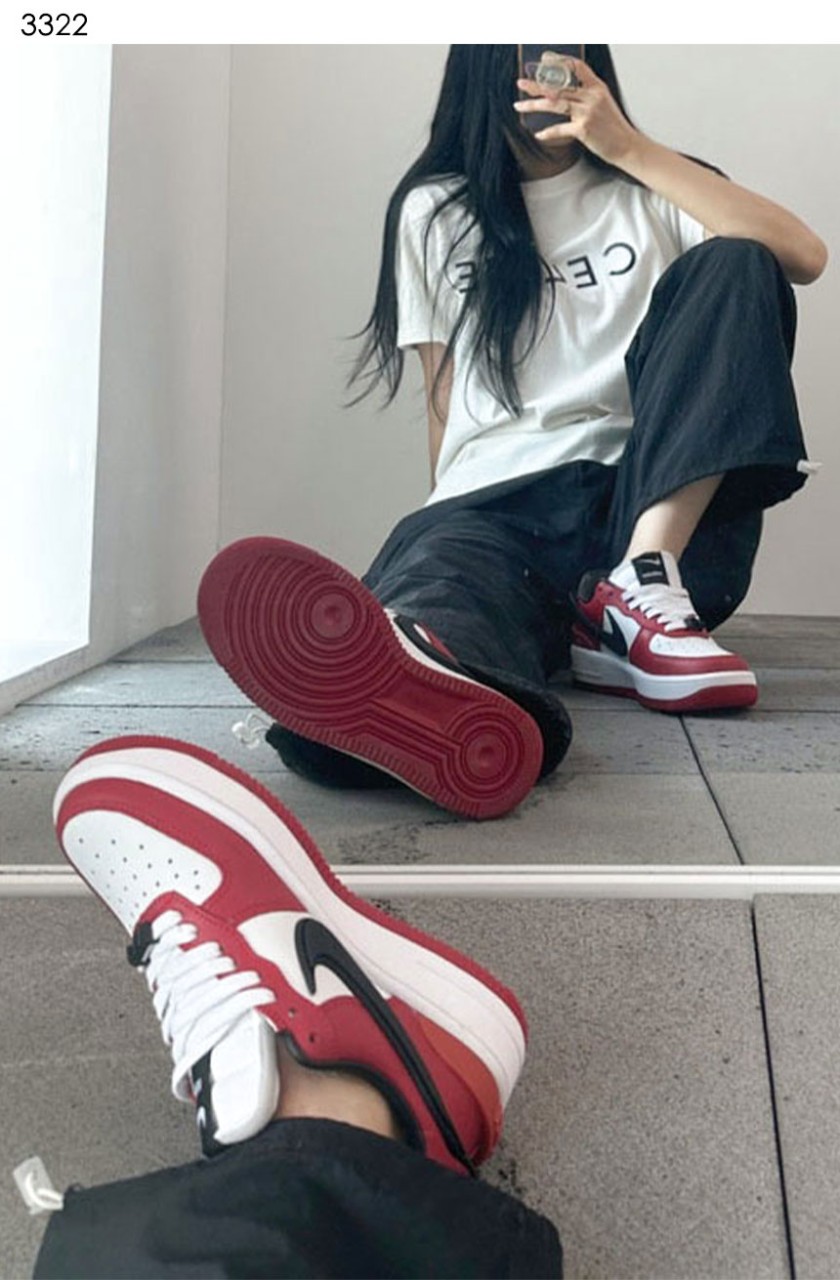 [Nike] 수입프리미엄급 Nike x Ambush Air Force 1 Low Red