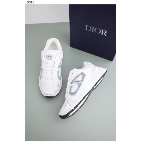 [Christian Dior] Dior B30 Sneakers Mesh Technical Fabric White