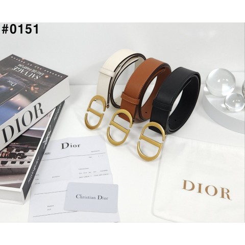 [DIOR] 크리스찬 디올 몽테인 30 레더 벨트