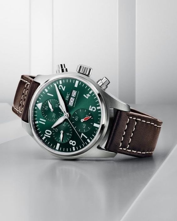 IWC 파일럿워치 그린다이얼
