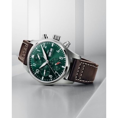 IWC 파일럿워치 그린다이얼