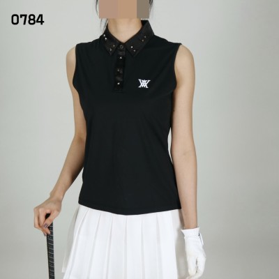 어X 여자 0784 스터드 민소매 나시 티셔츠