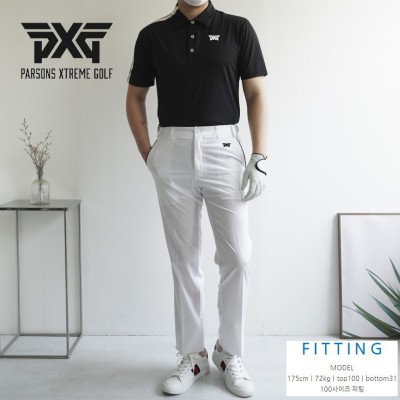 PXG 숄더 원라인 스판반팔티
