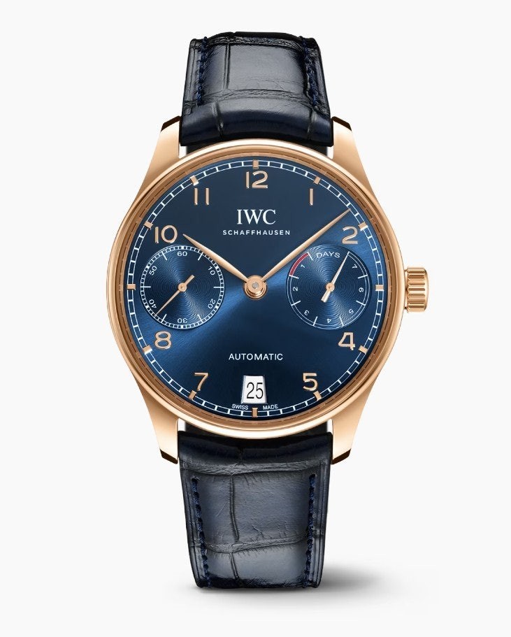 IWC 포르투기저 부티크에디션 블루다이얼