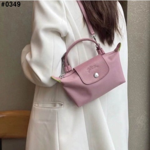 [LongChamp] 롱샴 르 플리아쥬 그린 핸들 파우치 토트백