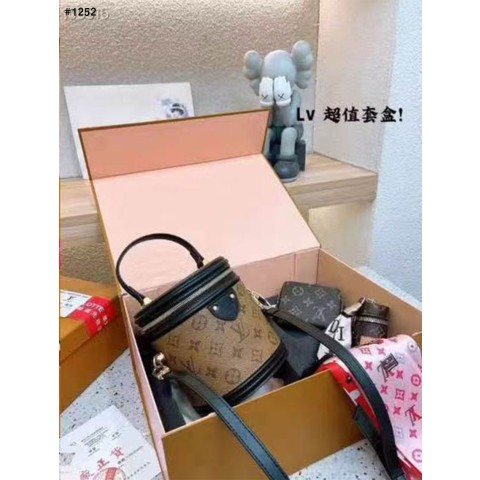 [LOUIS VUITTON] 루이비통 깐느 버킷백 3종 셋