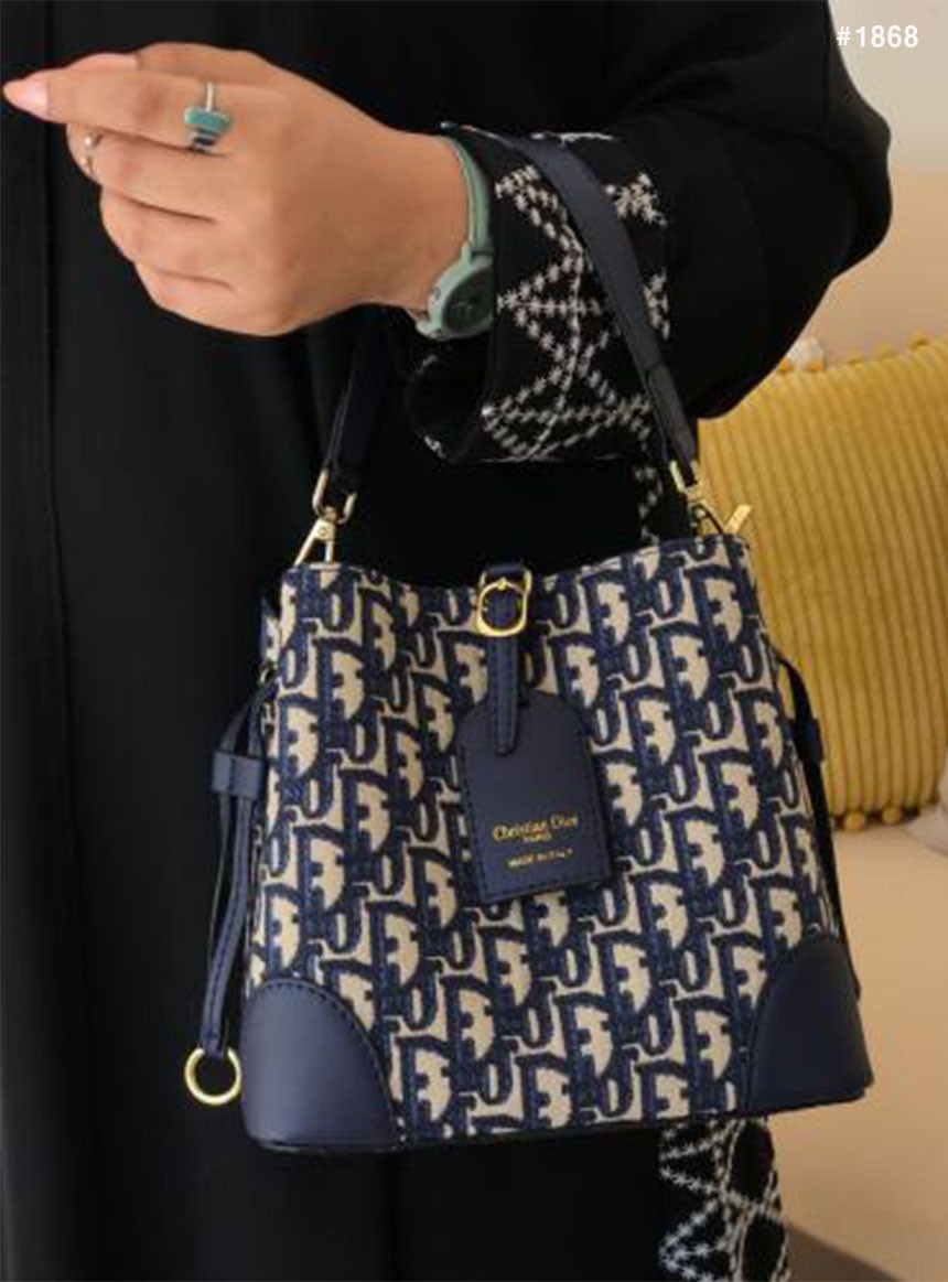 [DIOR] 디올 오블리크 드로우 버킷백