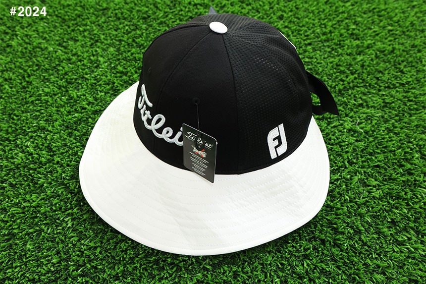 [Titleist] 타이틀리스트 베이직 로고 배색 하프 버킷햇