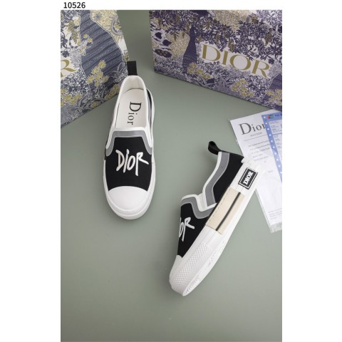 [Christian Dior] 디올 X 존 스투시 로고 슬립온 43