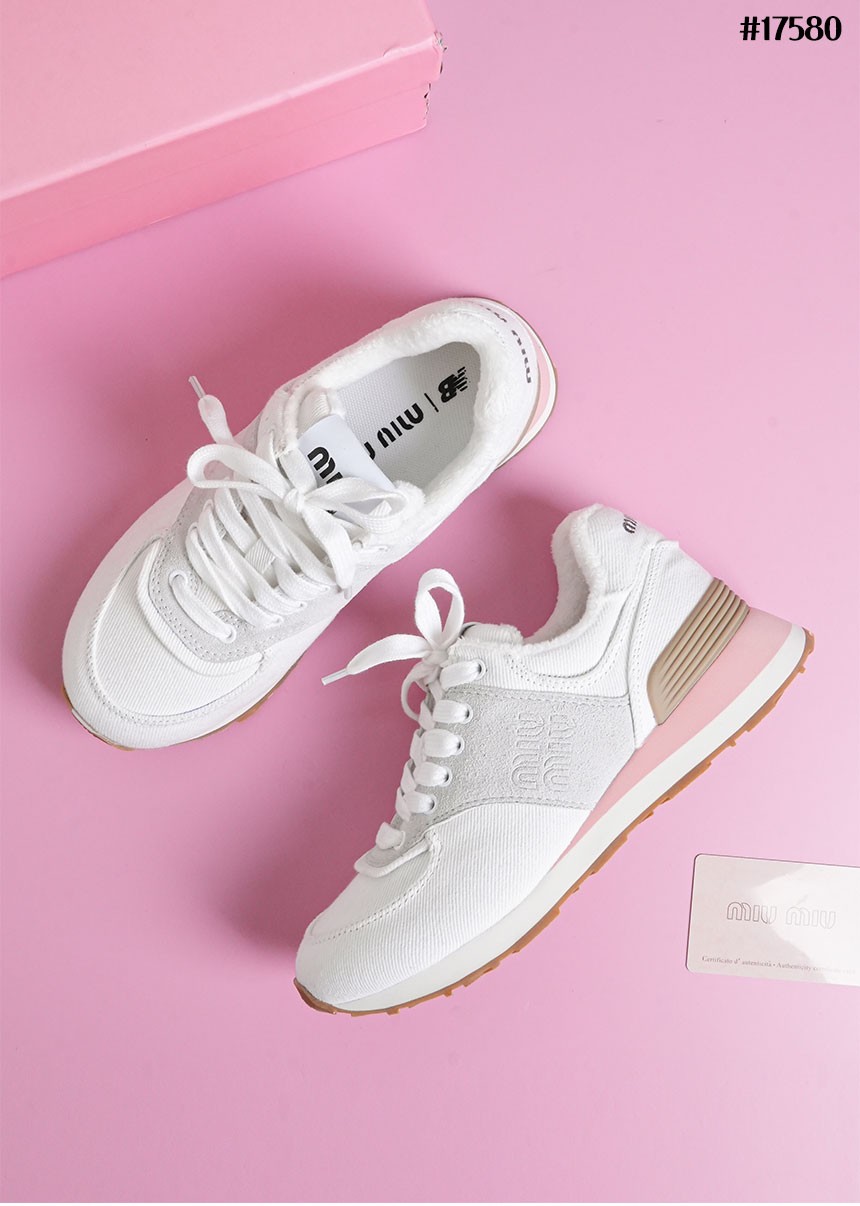 [MIUMIU] 미우미우 X 뉴발란스 574 데님 스니커즈