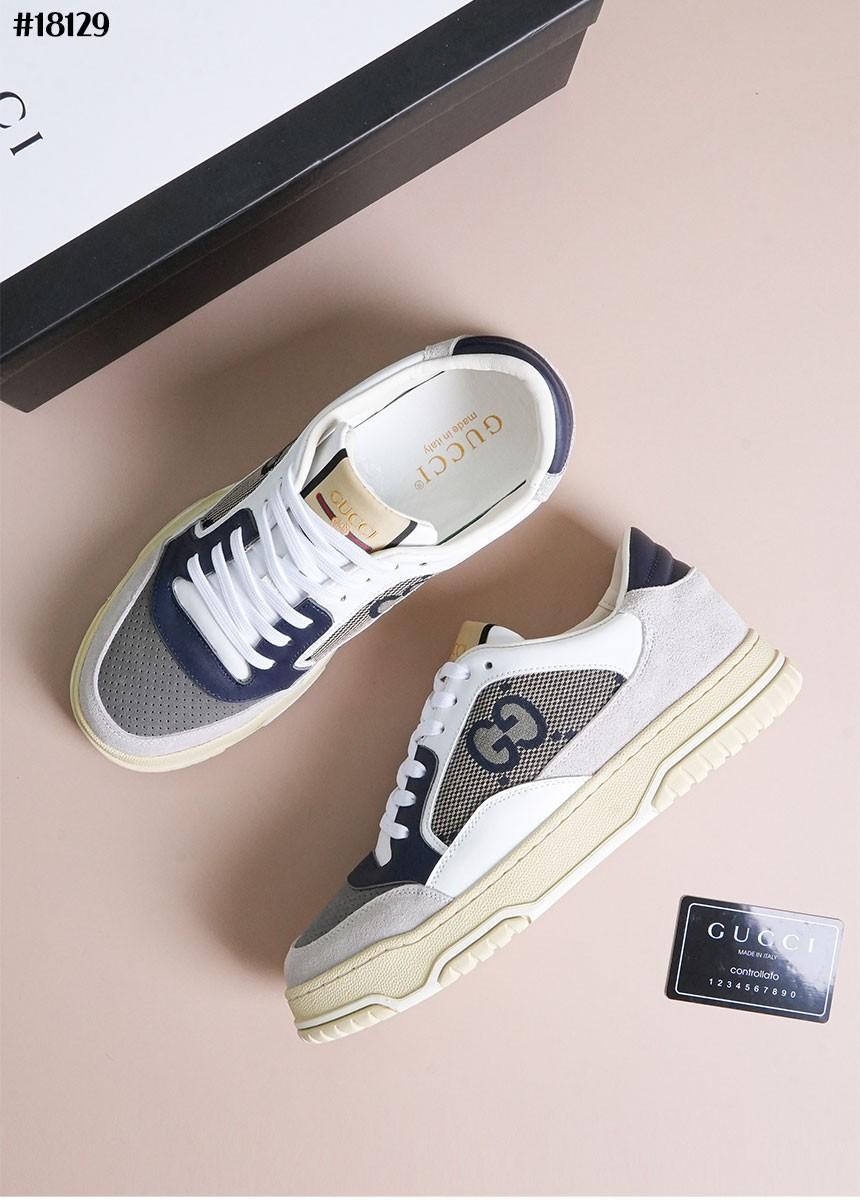 [GUCCI] 구찌 리웹 GG 로우탑 스니커즈