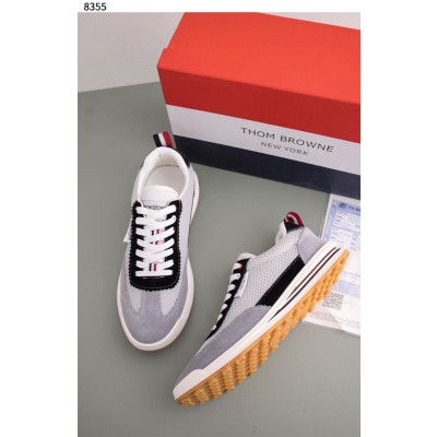 [Thom Browne] 파인 키드 스웨이드 테크 러닝 슈즈