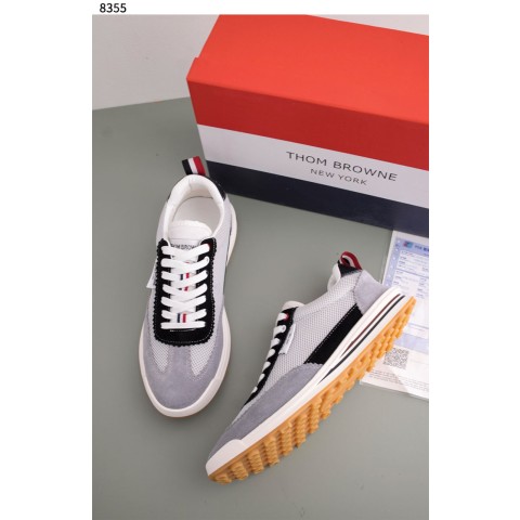 [Thom Browne] 파인 키드 스웨이드 테크 러닝 슈즈