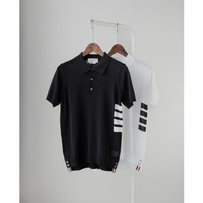 [THOM BROWNE] 썸머 매쉬 4바 남성 폴로 스웨터