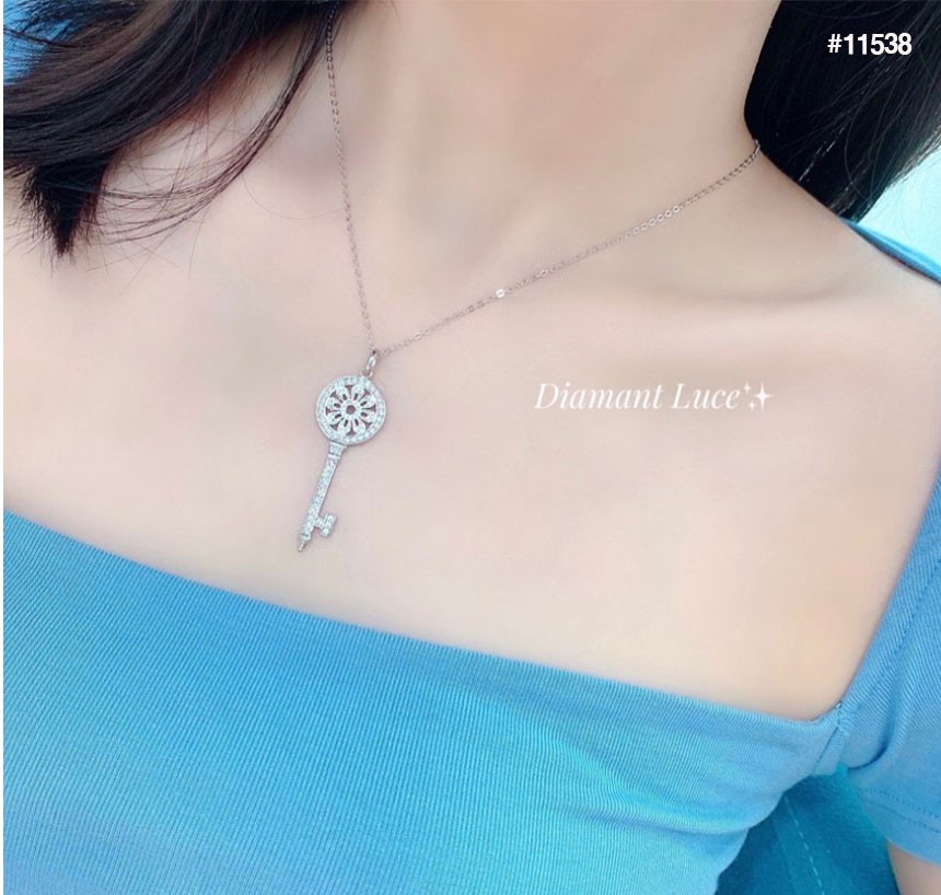 [TIFFANY & CO] 티파니앤코 페탈 키 펜던트 네크리스 실버 목걸이