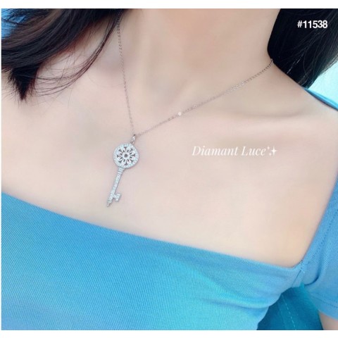 [TIFFANY & CO] 티파니앤코 페탈 키 펜던트 네크리스 실버 목걸이
